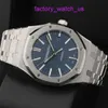 Iconic AP Wristwatch Royal Oak Series 15400ST Precision Steel Blue dial Mens Fashion Leisure Business Sports Machinery Watch