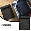 Wasserijtassen 8 pc's lingerie wasstas zwart gaas delicateert kleding wasmachine polyester reizen