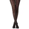 Women Socks Summer Thin Sheer Pantyhose Gothic Vintage Leopard Animal Pattern Tights