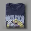 Мужские футболки He-Man And The Masters Of The Universe Skeletor Vintage 100% Cott Tees Классические футболки Топы с круглым вырезом I467#