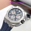 Iconic AP Wristwatch Epi Royal Oak Offshore Series 26420TI Titanium Alloy Ceramic Blue dial Mens Chronological Fashion Leisure Business Sports Machinery Watch