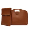 Lüks kadınlar evrak çantaları PU deri tote çantaları büyük kapasiteli basit moda debriyaj iş banliyö çantaları hafif tasarımcı çantası yfa2160