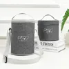 Storage Bags HOUSBAY Bento Accessories Breakfast Cup Bag Insulation Round Lunch Convenient Cooler Wear-resistant Insulated