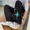 2023 Y2K Fi Star Embroidery White Baggy Jeans Pants Men Clothes Streetwear Straight Hip Hop Lg Trousers Pantali Uomo X06e#