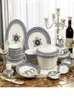 Dinnerware Sets Bone China Tableware Set Jingdezhen Ceramic Light Luxury European Dish Gift