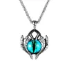 Chains Retro Punk Style Turkish Devil's Eye Alloy Pendant Exaggerated Tide Hip Hop Stainless Steel Necklace Ornaments