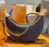 2024 designer tas schoudertassen ketting draagtassen designer handtas dames boodschappentas vintage hobo met portemonnee crossbody tas lederen handtas portemonnee zwart