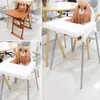 Coussin de chaise haute, nouveau type de housse de chaise haute, coussin gonflable intégré, séance bébé plus confortable (motif ours marron)