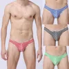 Sous-vêtements hommes taille basse taille basse sous-vêtements sexy rayé hanche élever Eronic respirant vêtements de nuit gay Ropa intérieur Hombre # D4