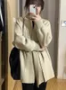 여자 니트 빈티지 스웨터 코트 가을 겨울 의류 패션 일본 Sueter Mujer 뜨개질 대형 가디건 탑 여성