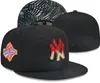 Męski baseball Yankees Dopasowane rozmiar Hats la Snapback Hats World Serie
