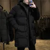 2021 Hiver Nouveau épais chaud Plus LG Parkas Hommes Marque Street Trend Baggy Hood Veste Manteau Mâle Classique Plus Taille Épaissir Parka C9ie #