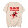 2023 Scarlet Doja Cat Print TシャツMan Women fi y2kコスプレティーC7Wh＃