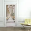Çıkartmalar Modern Vinil Ev Duvar Çıkartma Duvar Kağıdı Deur Banyo Kapısı Dekoru Çıkarılabilir Portre 3D Kapı Duvar Sticker