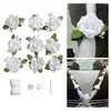 Decorative Flowers Artificial Wedding Car Decorations Elegant European Style Flower Set With Suction Cup For Any Main