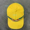 Rhude Mesh Flat Brim Hat z wysoką wartością estetyczną modną markę unisex dla kierowców Ochrona przeciwsłoneczna amerykański styl 2