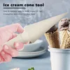 Narzędzia do pieczenia 3PCS Roller Waffle DIY Ice Cream Cree Mold Form Custer Roll Kotel Kitchen Desser Chrupiący shaper coni