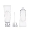 Set 4 ml 10/30/50pcs Tubi di lucidala labbra limpida, bottiglia di rossetto liquido portatile a forma di ghiaccio fai -da -te, tende da guscio del contenitore cosmetico