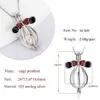 CLUCI 925 mignon souris en forme de breloques pour les femmes collier 925 en argent Sterling perle Cage pendentif médaillon SC049SB246y