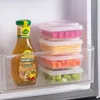 Lagerung Flaschen Butter Käse Box Kühlschrank Obst Gemüse Frischhalten Organizer Boxen Hause Transparent Sub-Verpackt Container