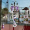 Suncatchers HD handgemaakte Amethist Suncatcher Crystal Tree of Life Healing Stones Rainbow Maker Drops Hang voor raam, woondecoratie, autocharmes
