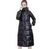 Vinter ny Bright Slim Fit and Warm Women Down Cott Coat Windproof Coat Fi Women Parkas Lady Formal Overcoat V9H9#