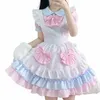 artı beden fantezi anime hizmetçisi dr Japon cosplay kostüm tatlı kız kıyafeti lolita dr jk üniform pembe kedi kızı kawaii q5rd#