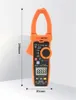 2023 Hot Selling PM2128 Auto Range Clamp Meter Multimeter AC DC Spänningsström Mätning NCV Temperaturtest