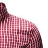 Männer Neue Check Shirts Sommer Kurzarm Lose Fit Busin Formale Casual Kariertes Hemd Urlaub Strand Tourismus Täglichen Leben Rot blau n38N #
