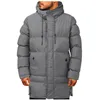 Casual com capuz Lg Snow Wear Warm Down Jacket Coat Men Outwear Grosso Plus Size Cott Windproof Inverno Acolchoado Parka Men Overcoat 88Fp #