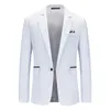 Mens New Fi Solid Color Suit Eur Taille Busin Mens Blazer Veste G4CO #