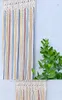 Tapisserier Specialerbjudande Handvävd gardin Tapestry Macrame Cotton Clourful Wall Hanging Boho Bohemia Decoration