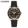 CADISEN Masculino Precisão Aço Totalmente Automático Mecânico NH35 Movimento Business Glow Watch 8208