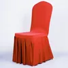 Pokrywa krzesła pokrywka spódnicy na rozciąganie materiału wymienne prania ochronne krople