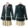 Bullet Theory Breaking 2 Seven Seas and Thousand Automne COS Vêtements Costume à capuche vert foncé Vêtements de cosplay Uniformes JK P09R #