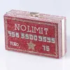 Borsa da sera vintage Borsa frizione sacca per moquette rosso Diamond Pentagram Stuffa da donna 042824-11111