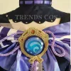 Sandomiya Kokomi Maid Doujin Dr Cosplay Costume Belle Café Maid Dr Filles Cadeau Kokomi Tenues Chapeaux Chaussettes avec Agitation t527 #