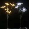 Реквизит, светящиеся свадебные фонари, украшения для пола на новой уличной сцене, трехмерные фонари-бабочки