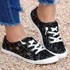 Casual Schoenen 2024 Zomer Mode Kant Platte Ademende Vrouwen Sneakers Vrouwelijke Lace-Up Comfortabele Mesh Sport Zapatillas Mujer