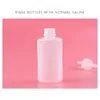 Storage Bottles 250ml Washing Bottle For Eyelash Extension Cosmetic Remover Elbow Narrow Mouth Eyelashes Cleaning Leak Proof Water Makeup