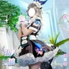 Sier Wolf Anime Game Hkai: Star Rail Cosplay Costume Vêtements Perruque Uniforme Cosplay Hacker Maid Uniforme Halen Party Femme H3QI #