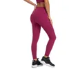 AL0 Yoga Leggings Original usine nouvelle bande de serrage fil tissu série pantalon de Sport taille haute hanche ascenseur élastique serré Sports et Fitness recadré