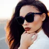 Brand Design Cat Eye Zonnebril Damesmode Quay Zonnebril Vrouwelijke Vintage Spiegel Zonnebril Cateye Feminino Oculos194I