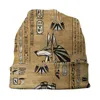 Berets Fino Bonnet Chapéus Antigo Egito Deus Anubis Homens Mulheres Vintage Cap Hip Hop Skullies Beanies Caps