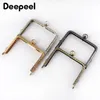 10pcs Deepeel 11 13cm مقبض حقيبة مربعة معدنية مقدمة من قوسين خياطة إطار قبلة قبلة الأمتعة أجهزة DIY 22032646