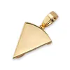 Pendant Necklaces Cubic Zirconia Paved Bling Out Gold Color Strawberry Cake Pendants For Men Women Hip Hop Rapper Jewelry