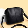 Cross Body Bag For Women New Soft Leather Womens Bag Simple and Casual Bucket Small Bag Casual Multi-Layer Shoulder Bag