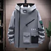 Hip Hop Casual Com Capuz Varsity Jaquetas Mens Harajuku Carta Impressão Zipper Casacos Fi Solto Jaqueta de Beisebol Unissex Primavera Outono Z4wY #