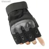 Gants tactiques des Forces spéciales d'extérieur, demi-doigt de Combat pour hommes adultes, gants d'équitation de Combat, protection complète YQ240328