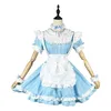 5xl Halen cos Alice Maid Costume Big Brother Fake Mother Maid Dr Blue Performance Costume Zdejmowane rękawy plus rozmiar H119#